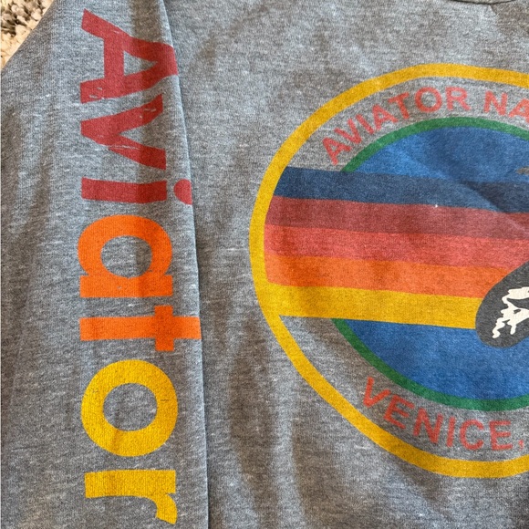 Aviator Nation Relaxed Crew - Heather Grey - Picture 3 of 6